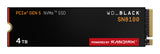 WD SSD Interno Black SN8100 4TB M.2 2280 NVMe, Lectura 14900MB/s, Escritura 14000MB/s