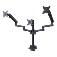 StarTech.com Soporte de Escritorio para 3 Monitores VESA 75x75/100x100 de 27 Pulgadas - Grommet o Abrazadera en C - Ajus
