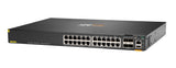 HPE Aruba Networking CX 6200F 24G 4SFP+ Switch, Gestionado, Gigabit Ethernet (10/100/1000), Montaje en rack