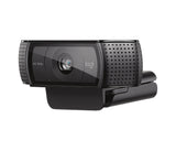 Logitech 960-001360 cámara web 1920 x 1080 Pixeles USB Negro, Full HD, 30 fps, 1280x720@30fps