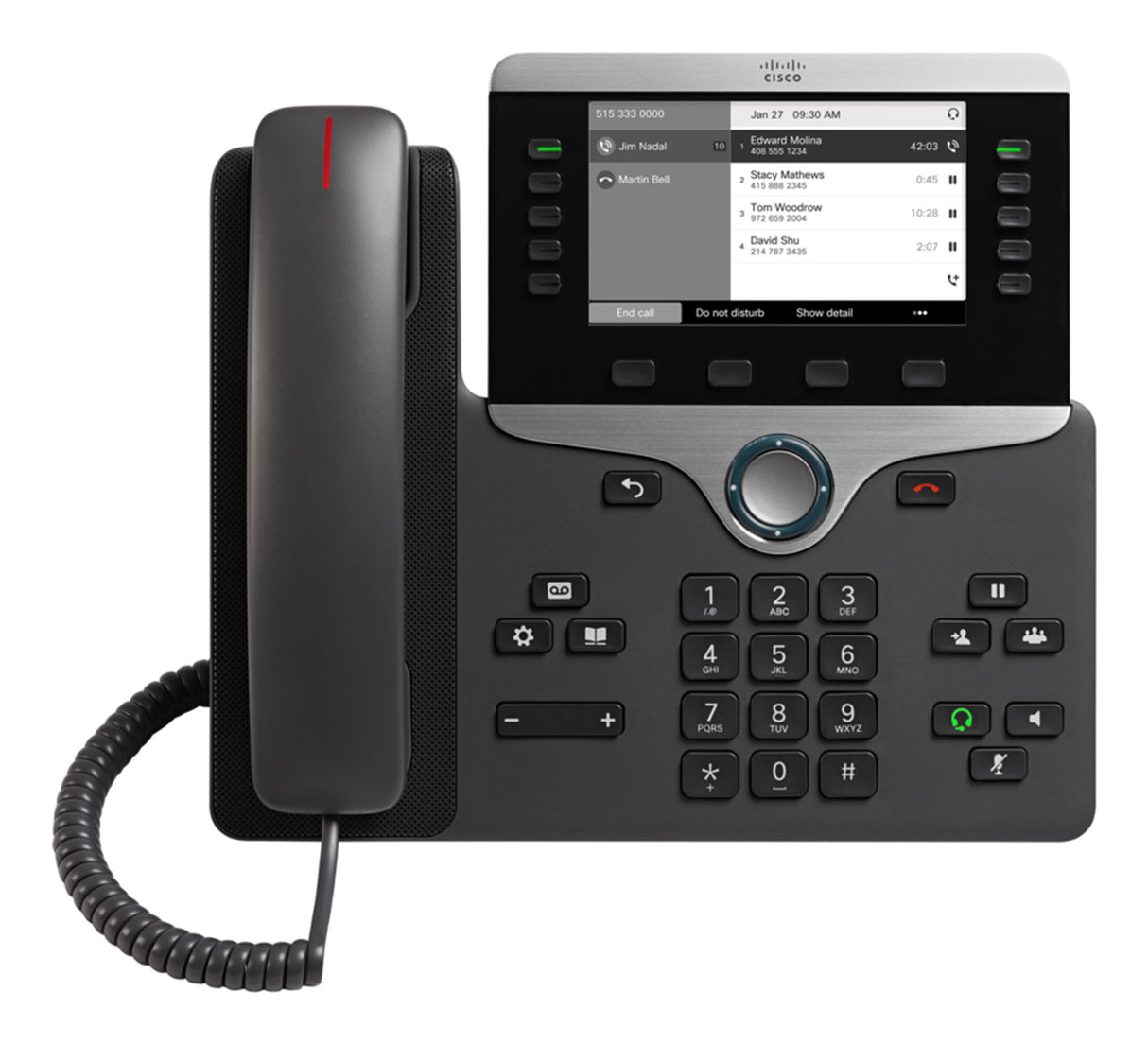 Cisco 8811 Teléfonos IP Teléfono IP Negro Terminal con conexión por cable