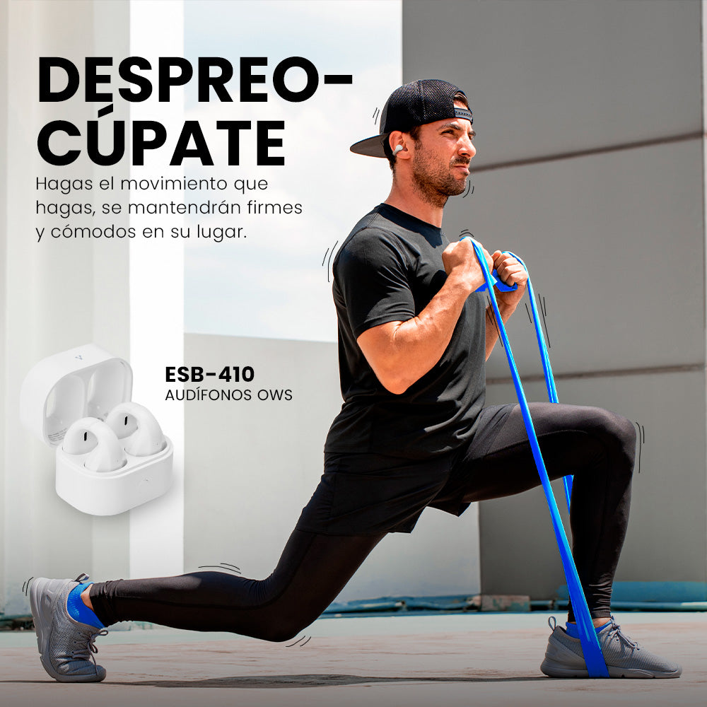 Vorago ESB-410 audífono y auriculare Auriculares Inalámbrico Intra auditivo Llamadas/Música USB Tipo C Bluetooth Blanco