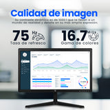 Vorago LED-W19-205 monitor de computadora 49.5 cm (19.5") 1600 x 900 Pixeles HD+ Negro