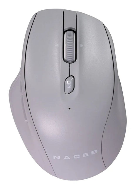 Naceb Technology Na-0139 ratón Diestro RF inalámbrico 1600 DPI, Gris, Na-0139G