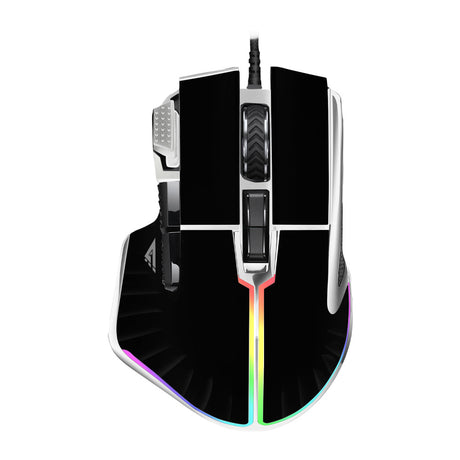 Game Factor MOG602-WH ratón Juego Diestro USB tipo A Opto-mecánica 19000 DPI, Blanco