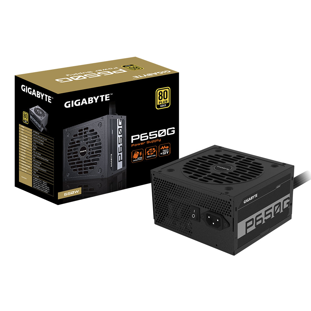 GIGABYTE GP-P650G-US unidades de fuentes de alimentación 650 W 100 - 240 V 12 - 6 A 12 A