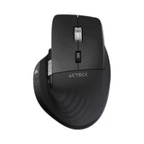 Acteck Virtuos Pro MI780 ratón Oficina Diestro RF inalámbrico + bluetooth Óptico 3200 DPI, Negro