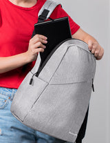 TechZone TZLBP43015B-G mochila Mochila casual Gris Poliéster, Compartimento del portátil