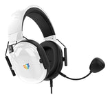Balam Rush Aviator Level HA757 Auriculares Alámbrico Diadema Juego Negro, Blanco, 20 - 20000 Hz, 332 g