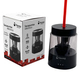 Nextep NE-181R sacapuntas Sacapuntas eléctrico Negro, Transparente, Plástico, Acero