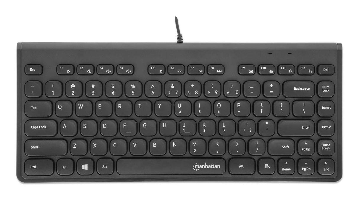 Manhattan 180702 Teclado Oficina Alámbrico USB Interruptor de membrana