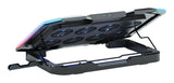 Base Enfriadora BALAM RUSH Para Laptop 17" Eolox Frost Pro EF760 / ABS + Malla Metálica / 8x Ventiladores 70mm / 2x Puer