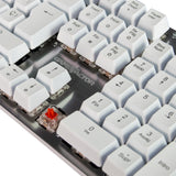 Teclado Gaming GAME FACTOR KBG400-WH-RD