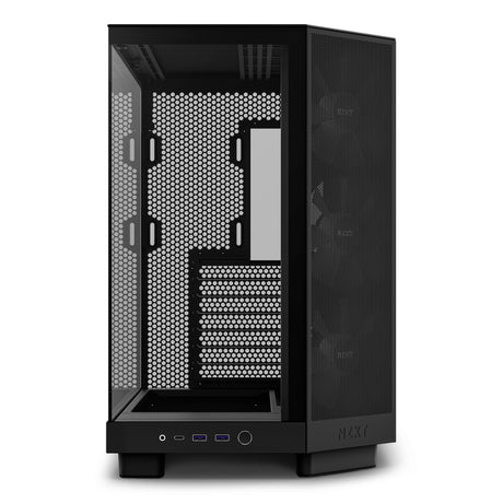 NZXT H6 Flow Midi Tower Blanco, ATX, Micro ATX, Mini-ITX, CC-H61FW-01 | Gabinetes de computadora