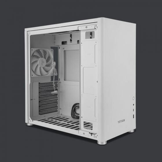 Yeyian Hussar Plus Midi Tower Blanco, ATX, Micro ATX, Mini-ITX, YCM-ASHUS-01WH