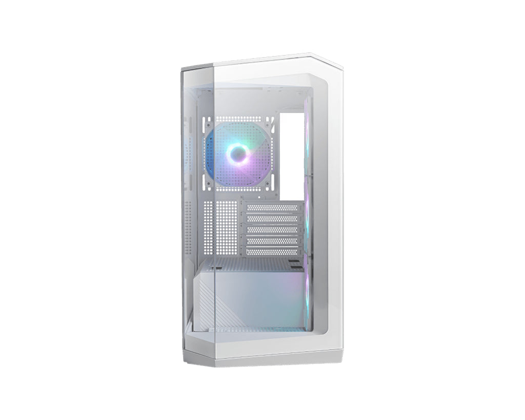 MSI MAG PANO M100R PZ Micro Tower Blanco, ITX, Micro ATX, Juego, MAG PANO M100R PZ WHITE