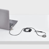 StarTech.com Cable de 2m Universal de Seguridad para Portátiles - Cable con Candado para Portátiles Compatible con Noble