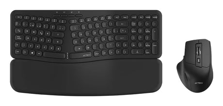 Acteck Creator Ultra Confort MK650 teclado Ratón incluido Hogar / Oficina RF inalámbrico QWERTY Español Negro