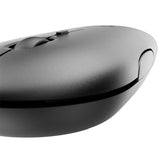 Klip Xtreme SlimSurfer ratón Viajes Ambidiestro RF inalámbrico Óptico 1600 DPI, Negro