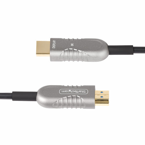 StarTech.com Cable HDMI 2.1 Híbrido Activo Óptico AOC de 15,2m - CMP Plenum - Cable HDMI 2.0/2.1 Certificado de Ultra Al