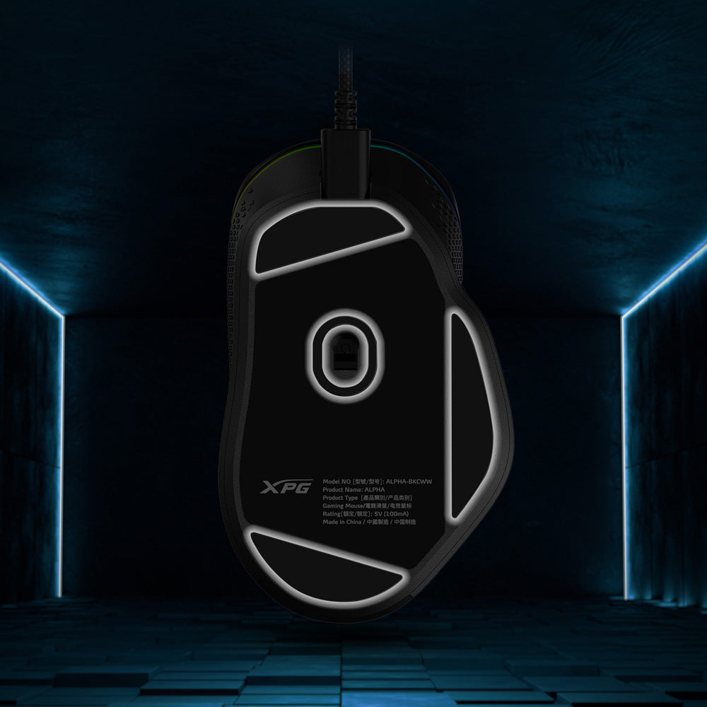 XPG ALPHA Ratón 1 Juego USB Tipo C Óptico