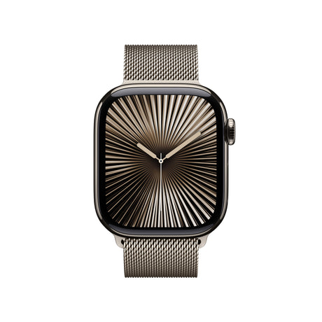 Apple Watch Series 10 OLED 42 mm Digital 374 x 446 Pixeles Pantalla táctil 4G Titanio Wifi GPS (satélite)