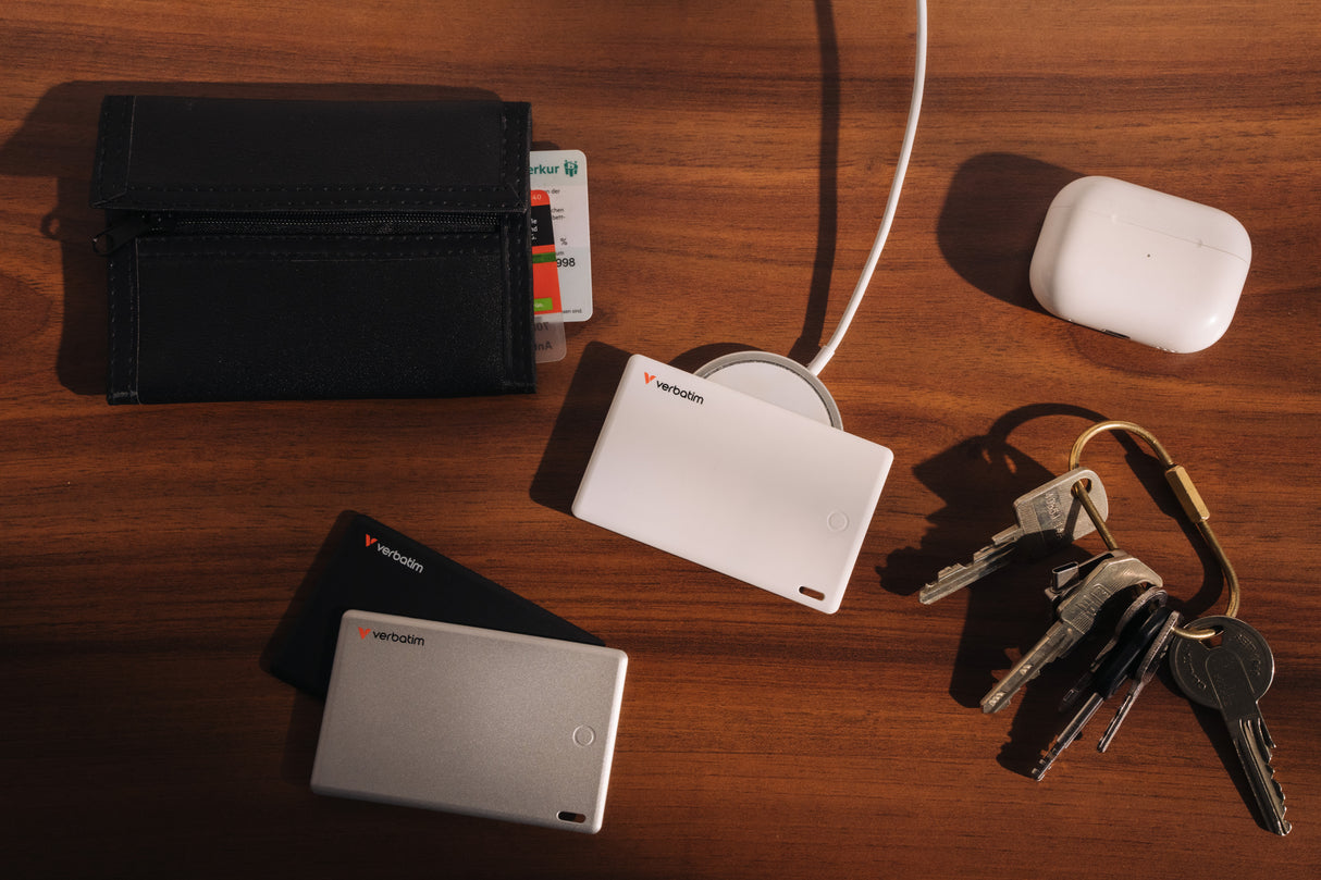 Verbatim My Finder localizadores y rastreadores gps Personal Buscador Negro, Plata, Blanco IP66
