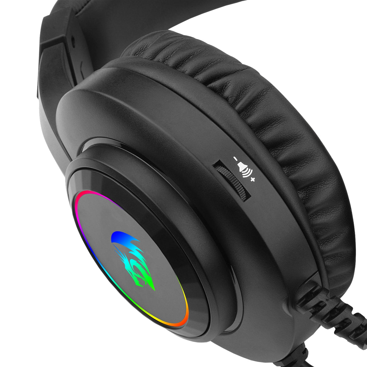 REDRAGON H260-RGB HYLAS, Auricular stereo multiplataforma, iluminación RGB, Alámbrico, Juego, 20 - 20000 Hz