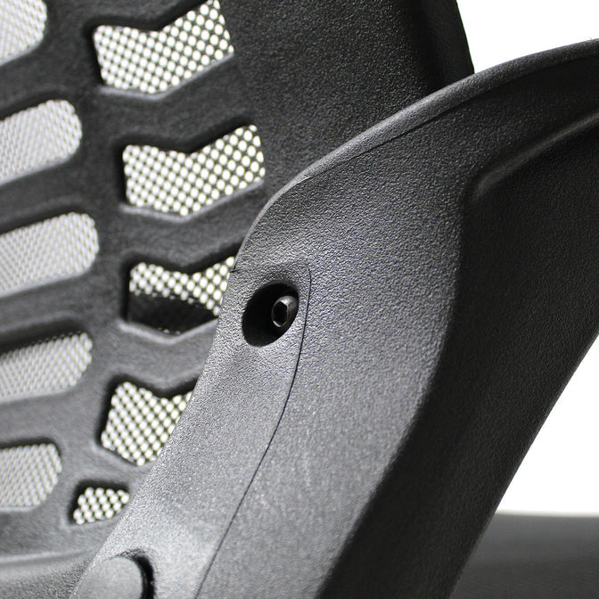 mundo in SILL0903716 silla para oficina o computadora asiento duro respaldo acolchado, Negro, Negro, Polipropileno