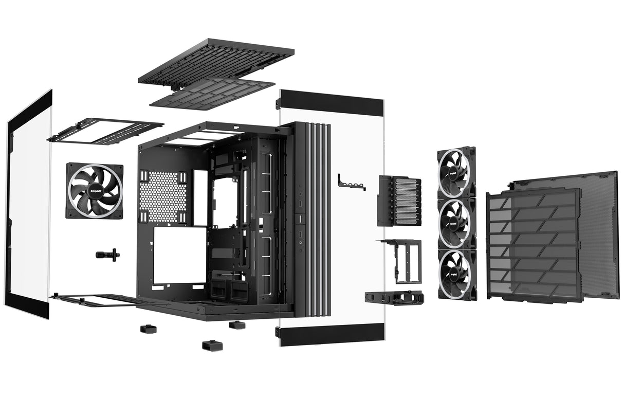 be quiet! LIGHT BASE 900 FX Black carcasas ordenador Full Tower PC Negro 1