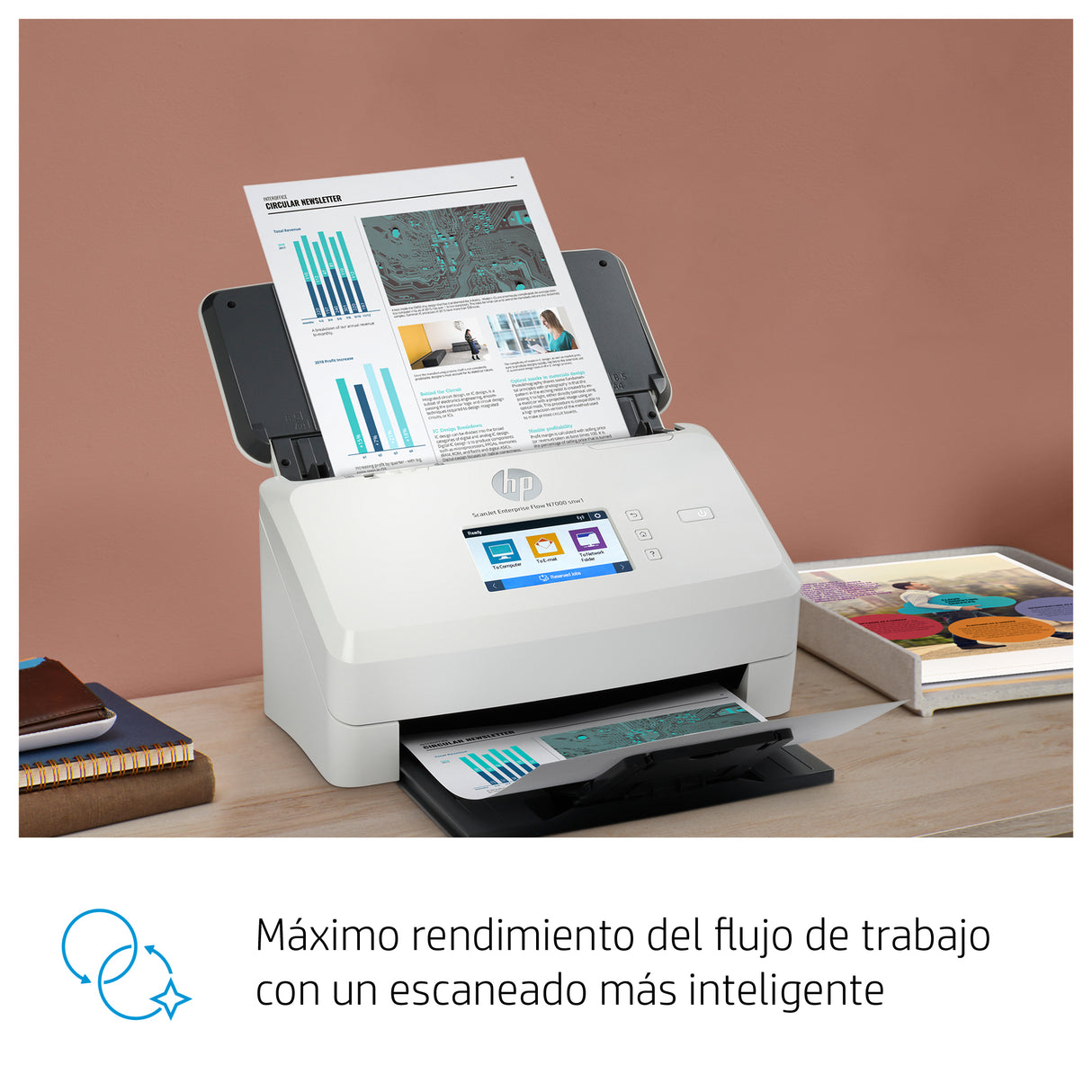 HP ScanJet Enterprise Flow N7000 snw1 Escáner 216 x 3100 mm 600 x 600 DPI Si Si
