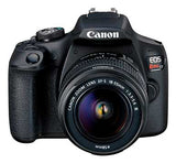 Canon EOS Rebel T7 EF-S 18-55mm IS II Kit Juego de cámara SLR 24.1 MP CMOS 6000 x 4000 Pixeles Negro, Full HD, 485 g