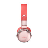 Acteck AC-940894 audífono y auriculare Auriculares Inalámbrico Diadema Llamadas/Música USB Tipo C Bluetooth Rojo