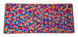 Acteck MT464M protector de escritorio Tela, Caucho Multicolor, 800 mm, 350 mm