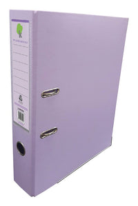 Techmakro FI614010 carpeta de cartón Carta Púrpura, Anillo D, Almacenamiento, Cloruro de polivinilo (PVC)