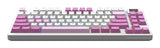 MSI FORGE GK600 TKL WIRELESS VIOLET teclado Juego USB + Bluetooth QWERTY Español Rosa, Violeta, Blanco, Inalámbrico, Interruptor mecánico, LED RGB