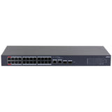 SWITCH DAHUA CS4226-24ET-240 POE DE 26 PUERTOS , 24 PUERTOS POE 10/100/1000 MAS 2 PUERTOS SFP, 240 WATTS TOTALES ADMINIS