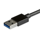 StarTech.com Hub Ladrón USB 3.0 4 Puertos - USB-A a USB 3.0 Tipo A con Interruptores Individuales de Encendido/Apagado -