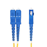 StarTech.com Cable de Fibra Óptica LC a SC (UPC) OS2 Monomodo 9/125µm 100G LSZH Dúplex de 20m - Low Insertion Loss - Res