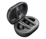 HP Poly Intrauriculares Poly Voyager Free 60+ UC color Negro Carbono +Adaptador USB-A BT700 +Estuche de carga con pantalla táctil Auriculares Auriculares Dentro de oído Llamadas/Música Binaural