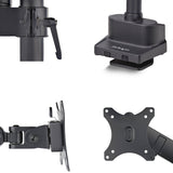 StarTech.com Brazo VESA de Sobremesa para Monitor de Hasta 40" 8kg - Soporte para Monitor - Soporte VESA - con Reso
