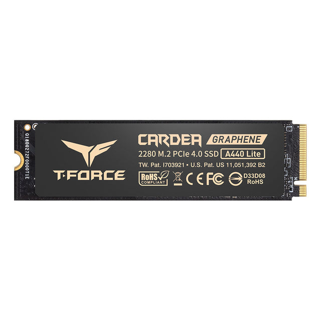 Team Group A440 Lite M.2 PCIe SSD 512 GB PCI Express 4.0 NVMe 3D TLC NAND, 7000 MB/s