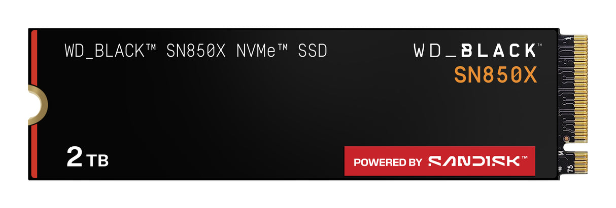 Western Digital WDS200T2X0E unidad interna de estado sólido 2 TB M.2 PCI Express 4.0 NVMe 3D TLC NAND, 7300 MB/s