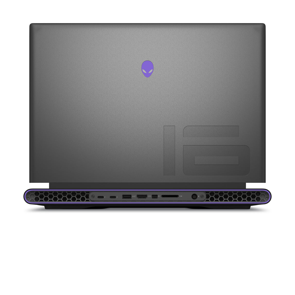Alienware m16 R1 Laptop Dark Metallic Moon Portátil Negro Concha