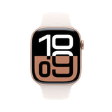 Apple Watch Series 10 OLED 46 mm Digital 416 x 496 Pixeles Pantalla táctil Rosa dorado Wifi GPS (satélite)