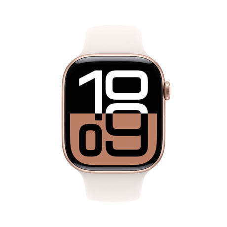 Apple Watch Series 10 OLED 46 mm Digital 416 x 496 Pixeles Pantalla táctil Rosa dorado Wifi GPS (satélite)