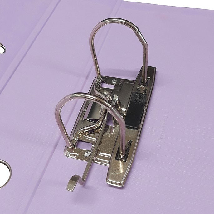 Techmakro FI614010 carpeta de cartón Carta Púrpura, Anillo D, Almacenamiento, Cloruro de polivinilo (PVC)