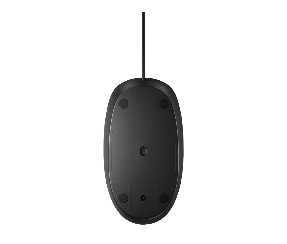 HP Mouse láser 128 con cable, Ambidiestro, USB tipo A, 1200 DPI, 265D9AA