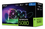 PNY VCG508016TFXXPB1-O tarjeta gráfica NVIDIA GeForce RTX 5080 16 GB GDDR7, 256 Bit, 7680 x 4320 Pixeles, PCI Express x1