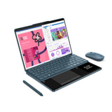 Lenovo Yoga Book 9 13IMU9 Laptop Tidal Teal Híbrido (2-en-1) Verde azulado Aluminio